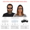 Ergodyne ODIN, Safety Glasses, Anti-Scratch & Fog-Off+, Indoor/Outdoor Lens, Matte Black Frame Frame ODIN-AFAS - alternate 3
